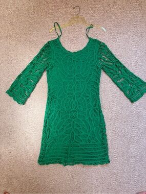 INC International Concepts Fully Lined Lace/Crochet Dress